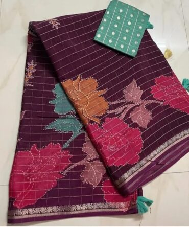 Pure Georgette Saree