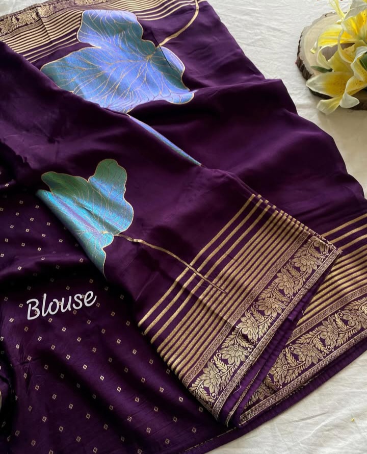 Pure Mashru Silk Saree