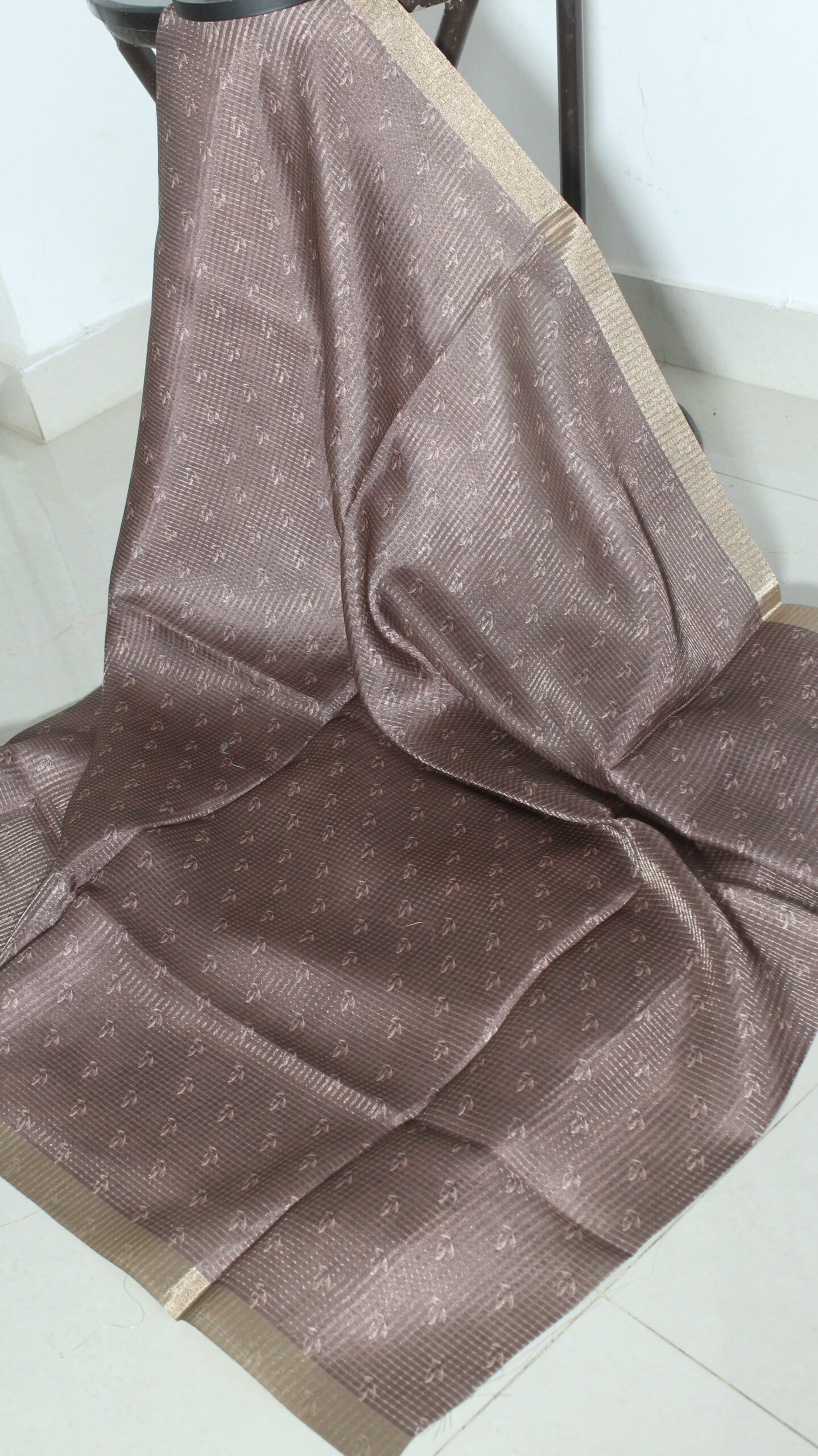 Semi Tussar Silk Saree With Digital Print