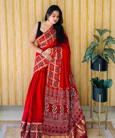 Pure modal silk saree