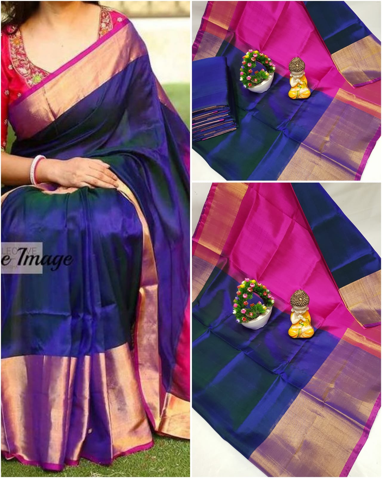 Pure Handloom Uppada Pattu Saree