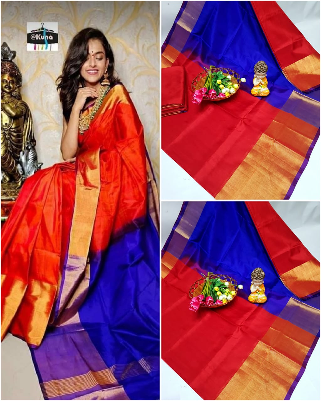 Pure Handloom Uppada Pattu Saree