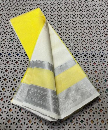 Pure Handloom Mangalagiri Pattu Saree