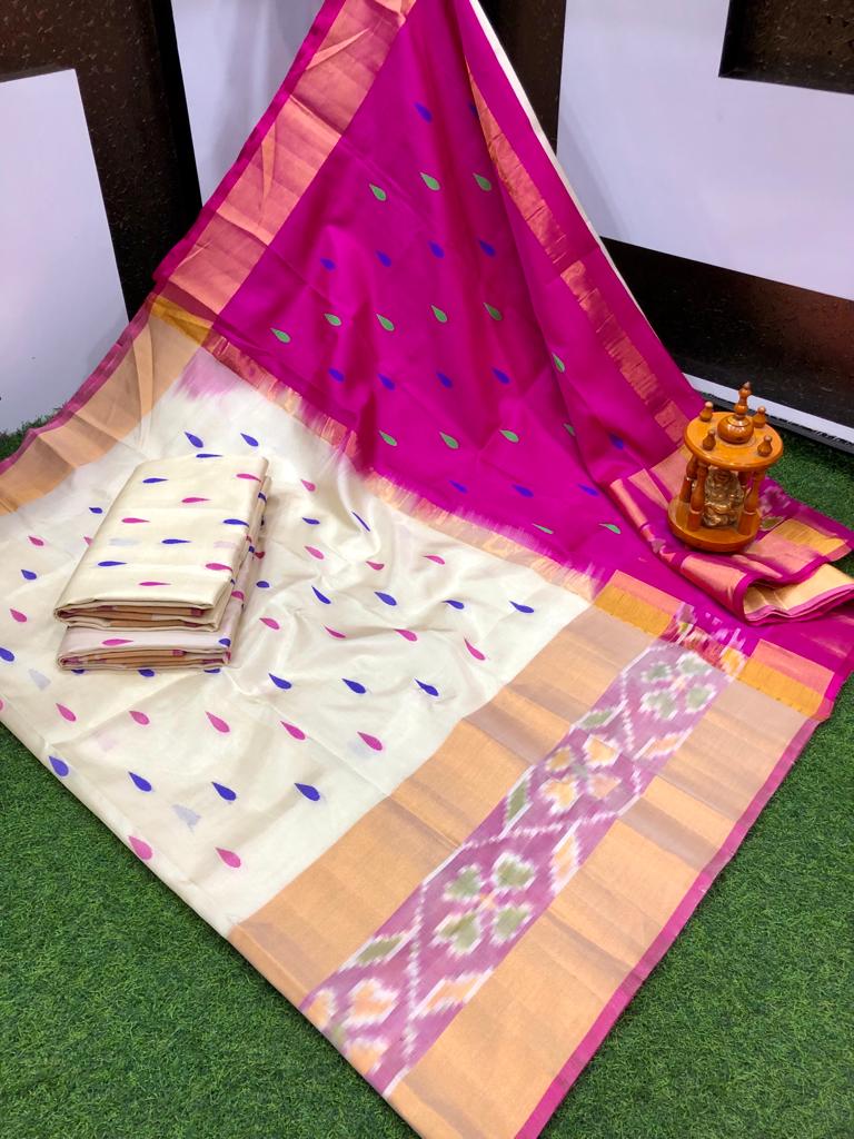 Pure Handloom Uppada Pattu Sarees