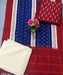 Pochampally Double Ikkat Dressmaterials